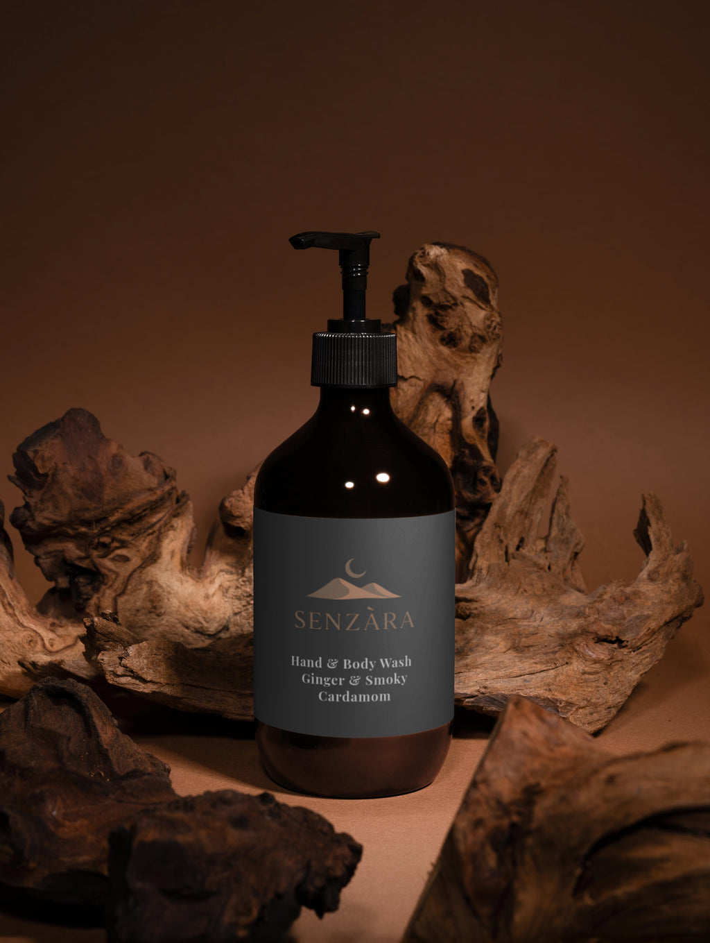 Senzara Hand & Body Wash – Ginger, Cardamom & Spices